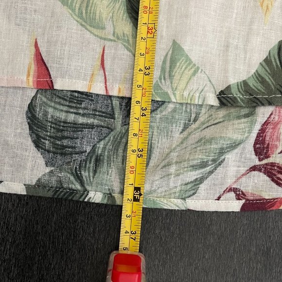 Rails Floral Print Drawstring Tie Linen Dress, Size S - Picture 6 of 6